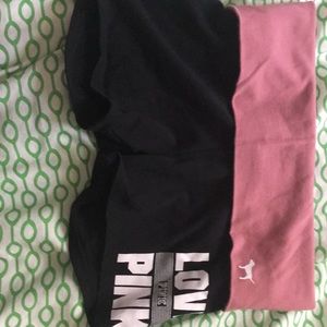 PINK/ VS workout booty shorts